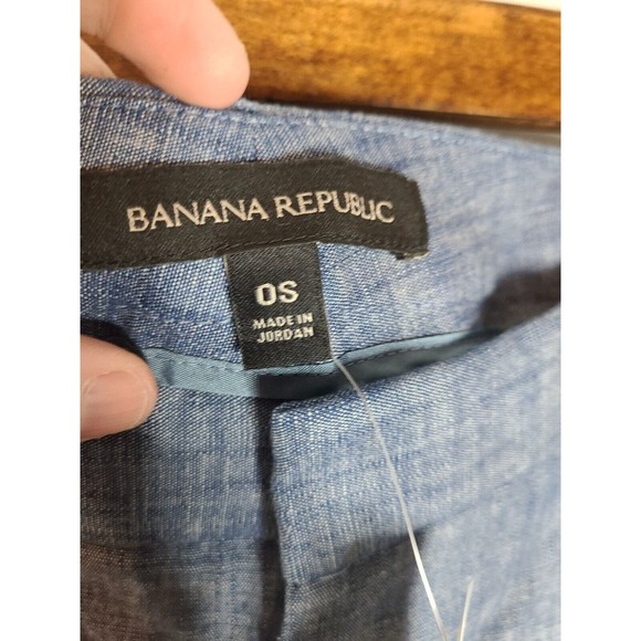 NWT Banana Republic Blake Blue Ankle Pant Womens 0 Short - Picture 5 of 8